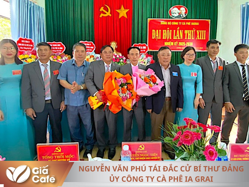 Ban Chấp h&agrave;nh Đảng bộ C&ocirc;ng ty C&agrave; ph&ecirc; Ia Grai nhiệm kỳ 2025-2030 ra mắt Đại hội