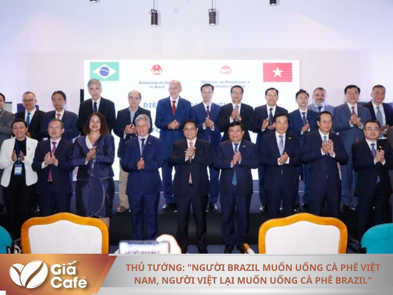 Thủ tướng c&ugrave;ng c&aacute;c đại biểu tham dự Diễn đ&agrave;n doanh nghiệp Việt Nam - Brazil
