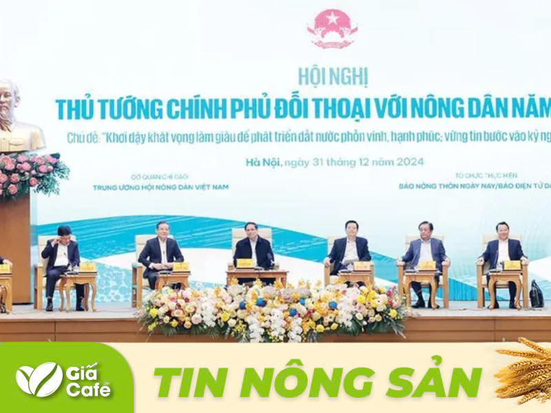 Thủ tướng c&ugrave;ng nhiều Bộ trưởng chủ tr&igrave; Đối thoại với n&ocirc;ng d&acirc;n